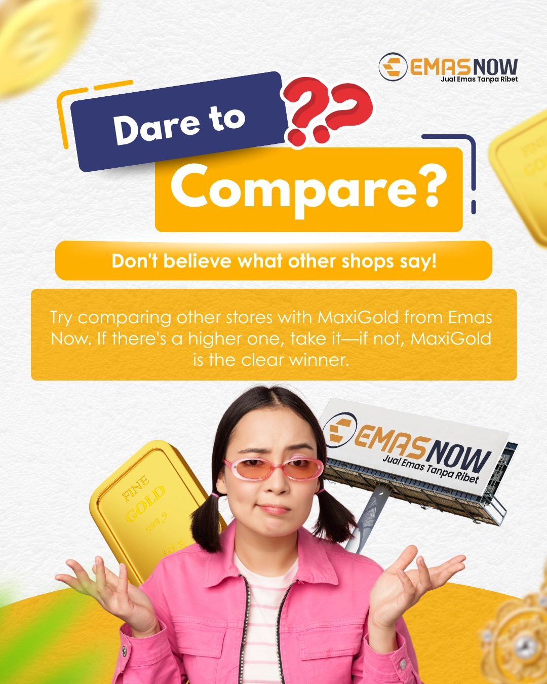 (English) compare